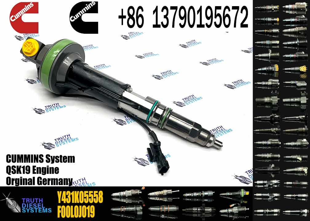 Y431K05417 QSK19 Diesel Engine Common Rail Fuel Injector Y431K05558 4964171