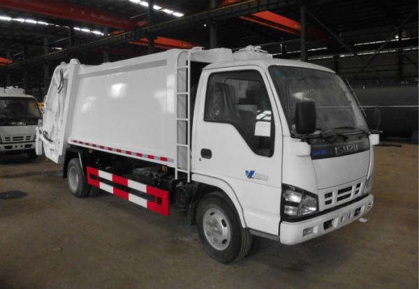 ISUZU 4-5 Ton Self Compressing Garbage Compector Truck 5CBM 4*2 Waste Removal