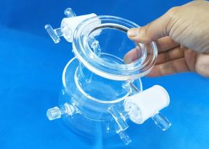 Wholesale Customized Quartz Lab Glassware Photocatalytic Reactor High Temperature from china suppliers