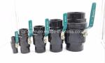 21/2" PVC Two Pieces Ball Valve Pn16/Pn10 Feature2 Two Parts Type Design