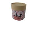 CMYK Printed C2S C1S Creative Round Kraft Paper Tube Packaging For Food