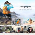 10x25 Lightest Waterproof Compact Binoculars Telescopes For Adults And Kids