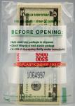 Tamper Evidence Bags With Barcode And Serial Number Bank Money Coin Deposit