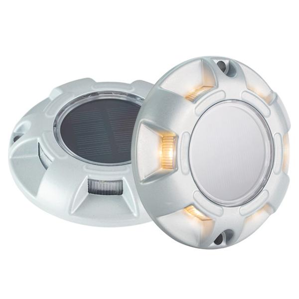 Aluminum Wireless Solar Deck Light Weather Resistant Marine Dock High Bearing