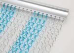 Plain Woven Silver Black Gold Red Blue Aluminum Chain Link Mesh Wire Decorative