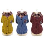British Campus Style Pet Coat Fashionable Autumn Winter Dog Apparel Pet
