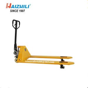 Wholesale Yellow 3 Ton Pallet Truck , Low Profile Pallet Jack With CE Certification from china suppliers