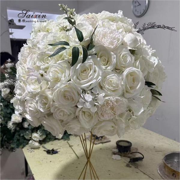 High Quality Wedding Artificial Flower Ball Custom Size Fit Table Centerpiece
