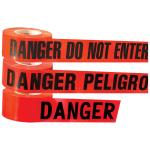 Red Danger Tape Material Polyethylene Plastic Barrier Tape