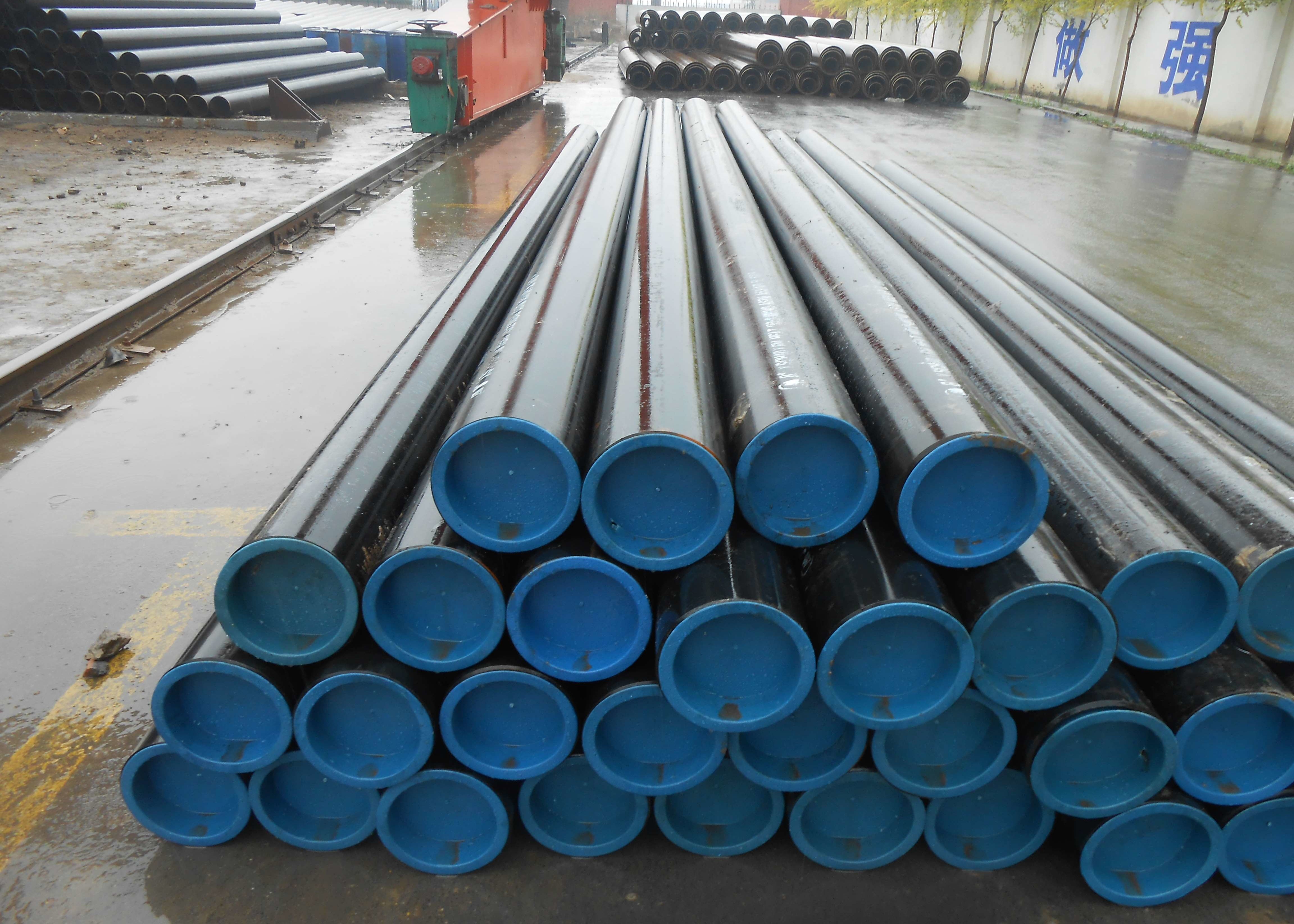 dia114mm Erw Black Round Steel Pipe Api 5l Gr.B Astm A53 pipe