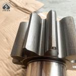 HD400 Swing Pinion Shaft 11 Teeth 24 Keys Hydraulic Excavator Swing Gearbox