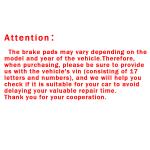 For Ferrari 488 F12 812 Rear Brake Pad Kit OEM 70003759