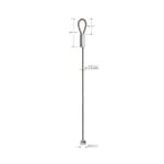 Stainless Steel Wire Rope Cable Assemblies With Loop And Ball Stopper YW86364
