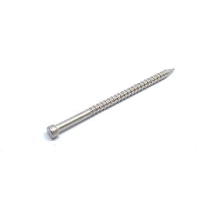 Wholesale Headless Ring Shank Nails For Timbers , Flat Head Annular Threaded Nails from china suppliers
