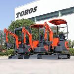 Energy Efficient Mini Hydraulic Excavator With 930mm Chassis Width