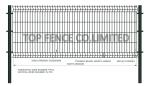 358 wire mesh fence ,double wire fence