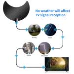 250*220MM Indoor Digital 4K HD TV Antenna Signal Booster Amplifier with Private