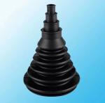 Tapered Molded Custom 70 Shore A Silicone Rubber Bellows