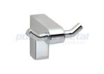 Stainless Steel Double Robe Hook Bright Chrome Zamak 9600 Series 2 - 15/16"