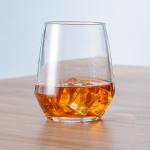 100% Machine Made 12oz Stemless Wine Glass Dishwasher Safe With No Stem