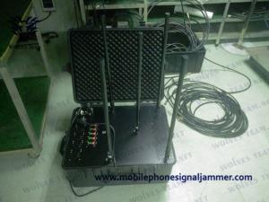 Wholesale 600W High Power Cell Phone Signal Jammer Waterproof 20 - 6000Mhz Vehicle Bomb Jammer from china suppliers