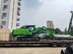 Customized Hydraulic Borehole Drilling Pile Driving Rig 5.6kw/H 50 KN.M Torque