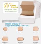 Kraft paper takeaway salad lunch box with customized size,disposable take away