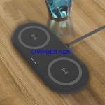 DUAL WIRELESS CHARGER Double Qi Wireless Charger Dual wireless Charger Two