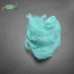 Recycled Non Siliconized 4080 Light Blue Poly Staple Fibre 51mm