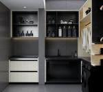 Elegant And Efficient Space Utilization Laundry Room Cupboards Stainless Steel
