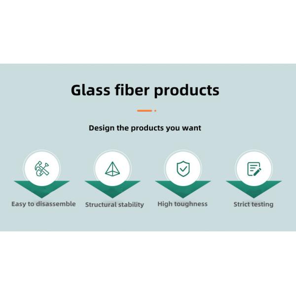 Fruit Support Solid Glass FRP Fiber Rod High Strength Customized
