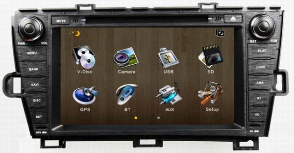 In dash 2 din 8 inch for Toyota Prius 2009-2013 with touch screen auto audio