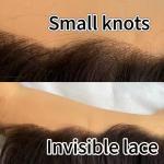 Kinky Straight 5X5 Lace Frontal Closure Human Hair Ear to Ear HD Lace Frontal