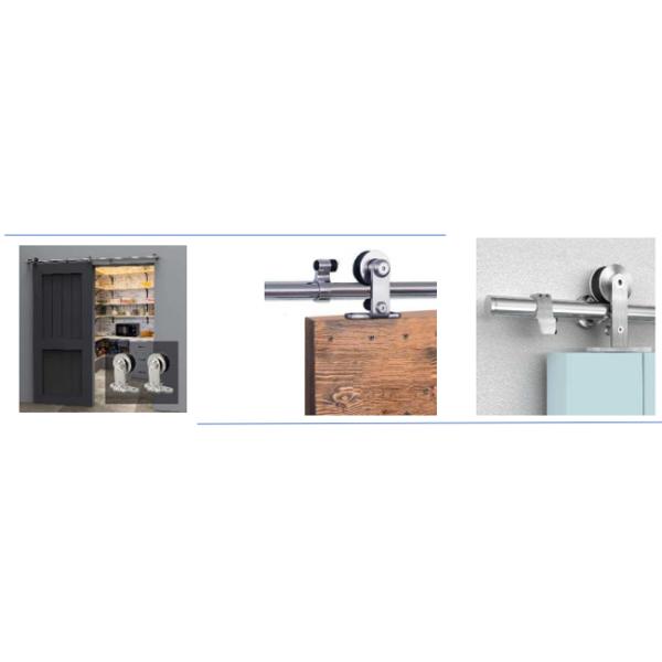Door Slide Gate Hardware Accessories Kits 45mm Hidden Pocket