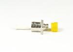 Metal Hybrid Fiber Optic Adapter , Simplex FC to LC Mating Sleeves