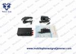 5 Band Portable Cell Phone Jammer , Wifi Signal Scrambler Woring Range 1 - 10m