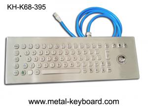 Wholesale 70 Keys Ruggedized Keyboard , Stainless Steel Access Kiosk Keyboard with trackball from china suppliers