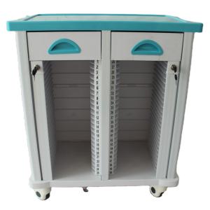 Wholesale 680MM 40CM Medical Equipment Trolley ABS Hospital Medical Trolley Manually Case Folder Trolley from china suppliers