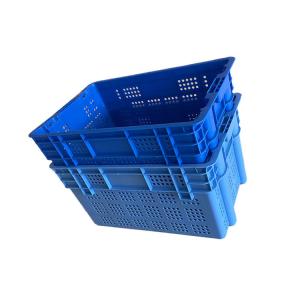 Wholesale 60X40 Polyethylene Plastic Moving Crate Reusable 50Kg Stackable from china suppliers