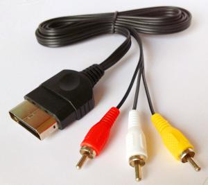 Wholesale Xbox AV Audio and Video Game Cables with gold plating 1.8M length from china suppliers