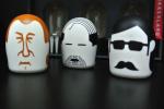 Three Types Eraser Heads Speaker Toy For Promotion Gift / Collection