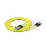 FC Connector Single Mode Fiber Jumpers For Metal Terminal Box with Buckle Lock