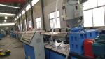 PE Plastic Cool and Hot Water Pipe Extrusion Line / Three Color PE Plastic Pipe