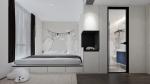 Fadior Modern Minimalist Stainless Steel Tatami Bed With Bed End Drawers