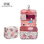 Digital Printing Flower Pattern Cosmetic Travel Organizer Bag
