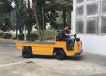Battery Driven Electric Platform Truck , Customized Surface 4 Wheel Platform
