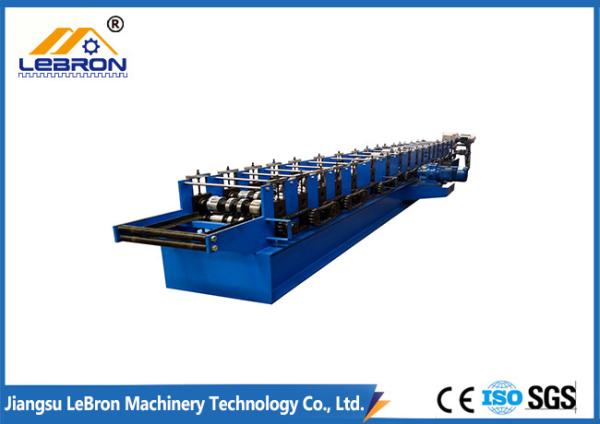 CNC Control Steel Gutter Roll Forming Machine 20 Stations High Production