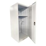 Lockable Large White Metal Horse Equipment Saddle Box 140x60x60cm