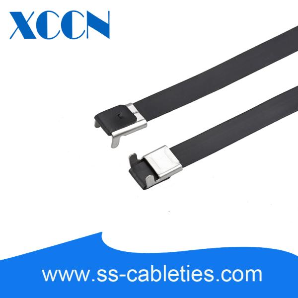 316 L Type Stainless Steel Cable Ties Standard Sizes With Metallic Buckle