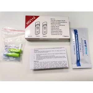 Wholesale 1/2 Hiv Rapid Test Kits Professional Medical Diagnostic Device from china suppliers